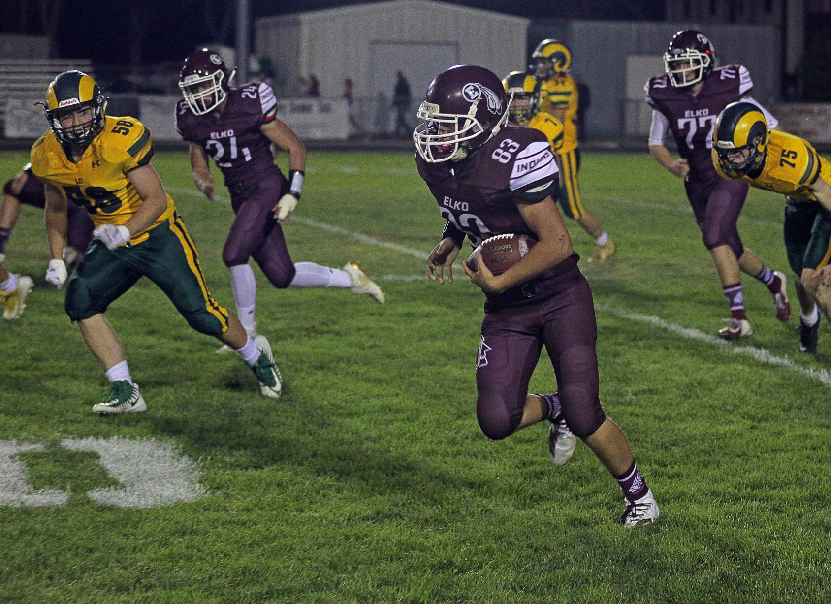 Nick Kinder kick return touchdown
